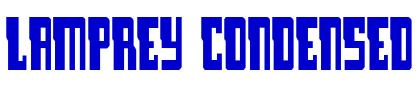 Lamprey Condensed 字体